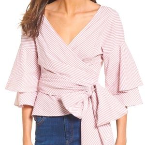 AYF Beckett Tiered Bell Sleeve Top